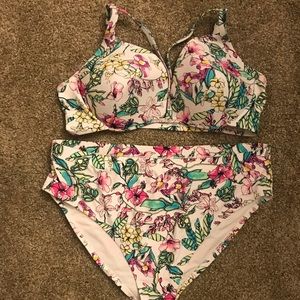 High waist 2 piece Swim suit